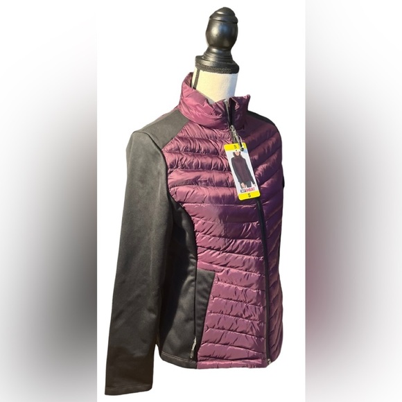 32 Degrees Ladies Mixed Media Jacket color Potent Purple Size Small NWT - Picture 4 of 12